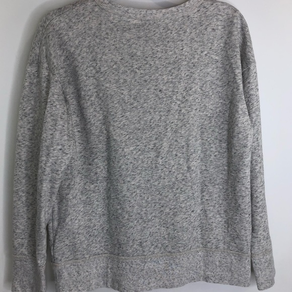 J Crew Triangle Print Crew Neck Sweatshirt - Picture 5 of 6